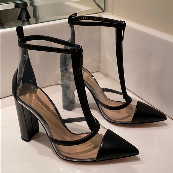 gianvito rossi plexi booties